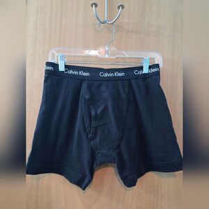 Calvin Klein Black Boxer Briefs Cotton Blend Comfort